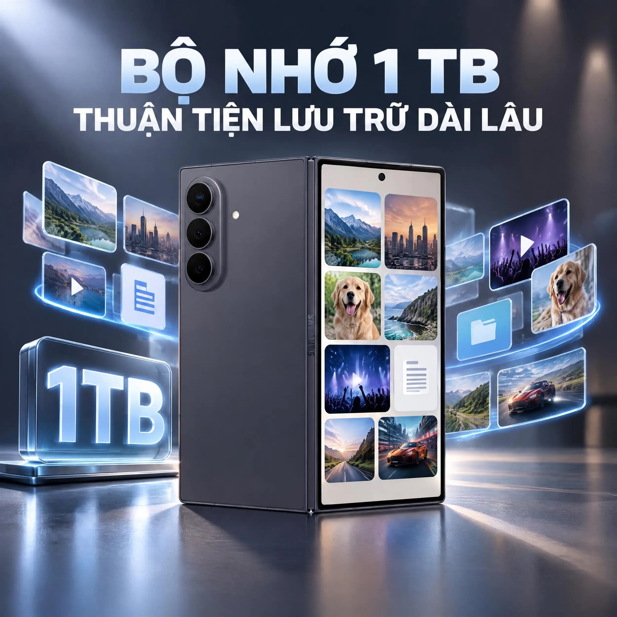 Điện thoại Samsung Galaxy Z Fold8 Ultra 16GB/1TB Đen - 4