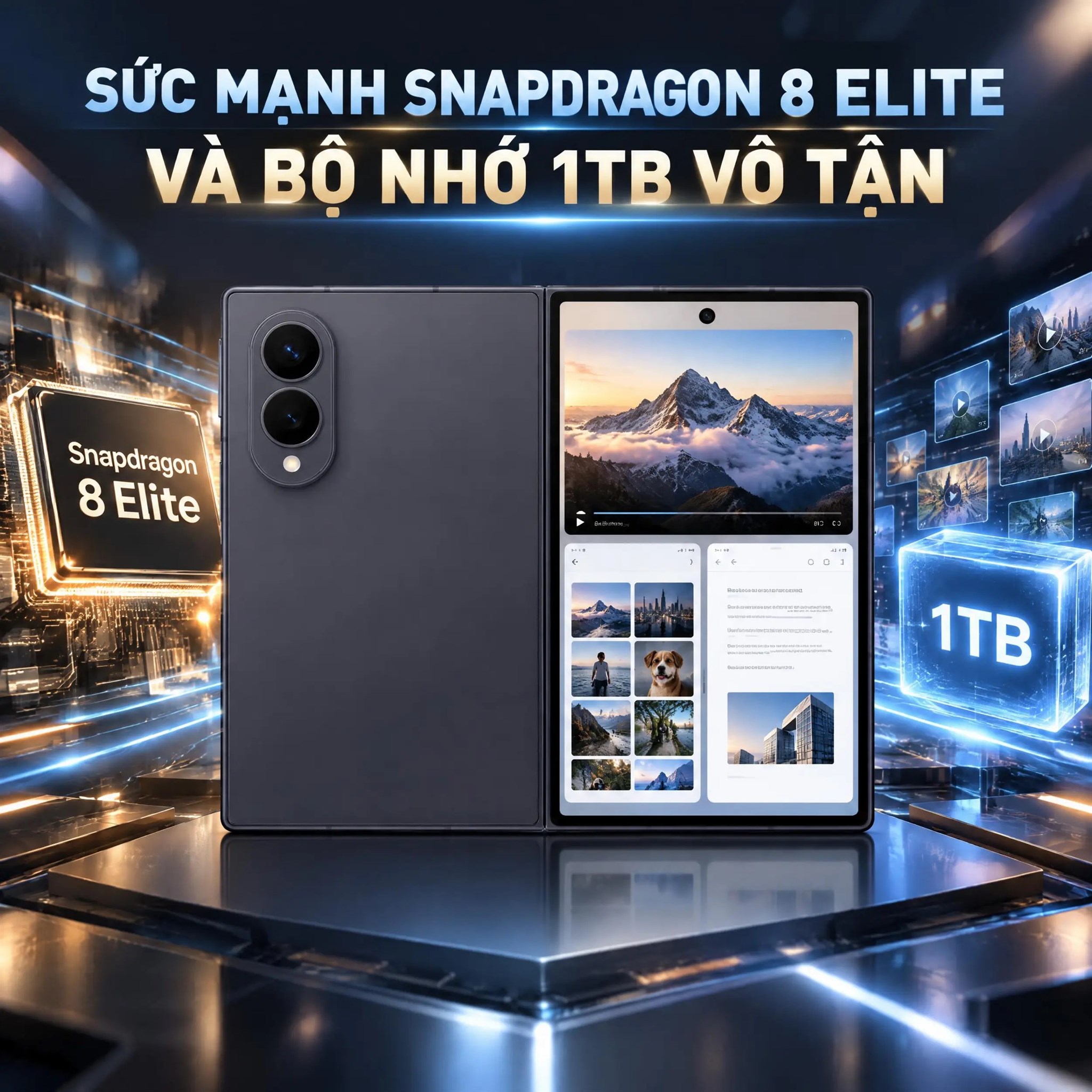 Điện thoại Samsung Galaxy Z Fold8 16GB/1TB