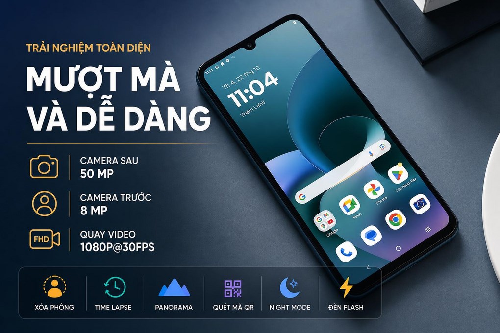 Điện thoại Motorola G06 POWER 4GB/64GB