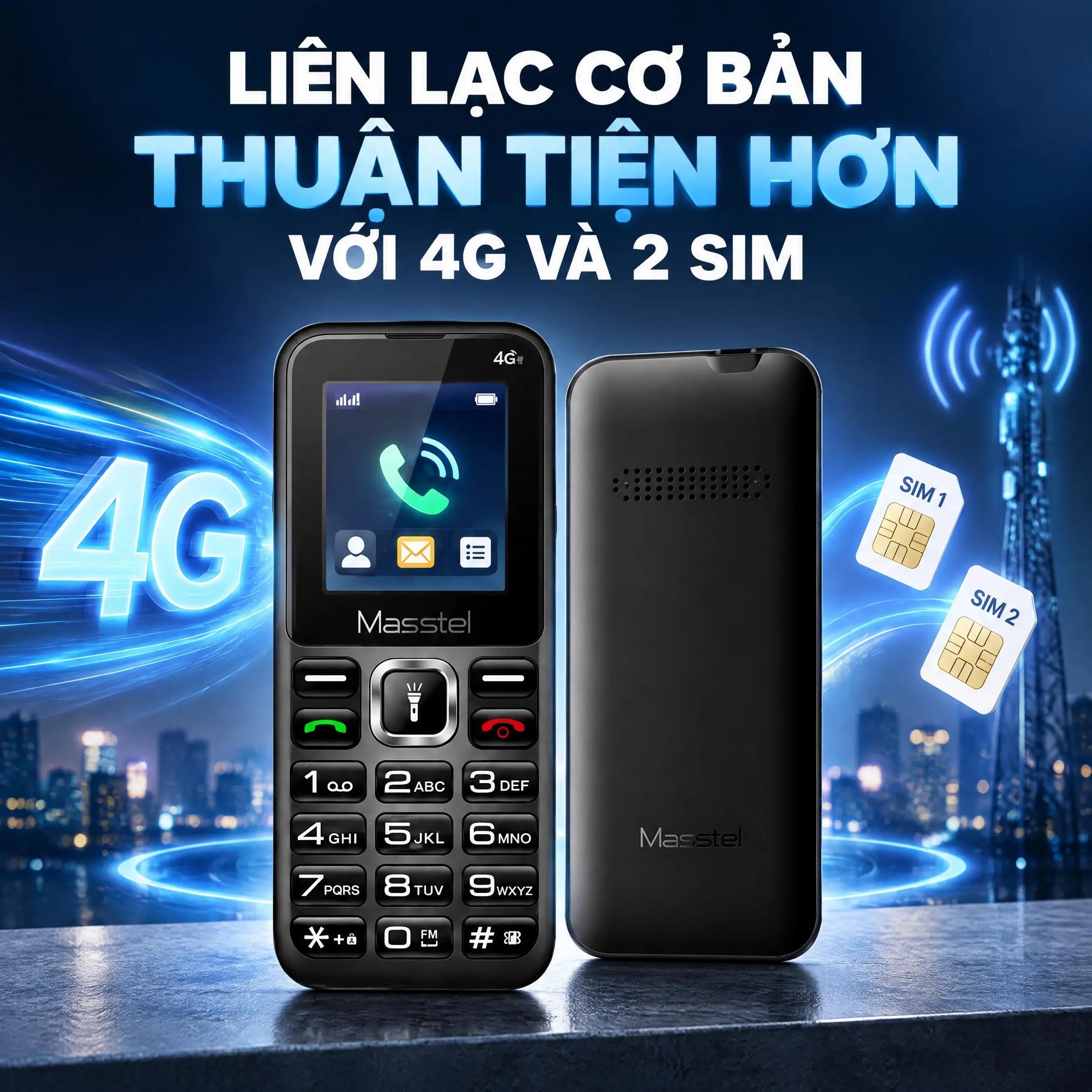Điện thoại Masstel IZI 10S