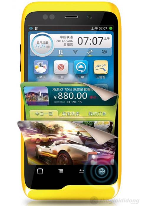 Thoải mái lướt web, chơi game và xem phim ...mọi lúc mọi nơi với ktouch w700