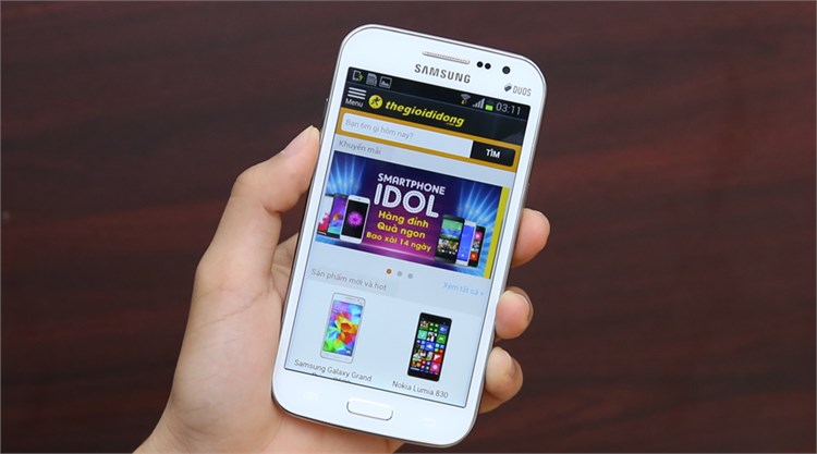 Điện thoại SAMSUNG GALAXY WIN I8552 Màu Trắng