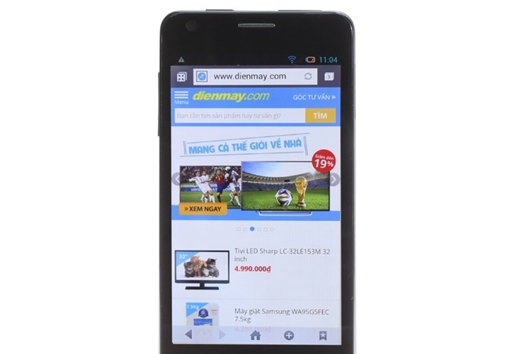 Điện thoại Alcatel One Touch Idol Ultra 6033X Màu Đen