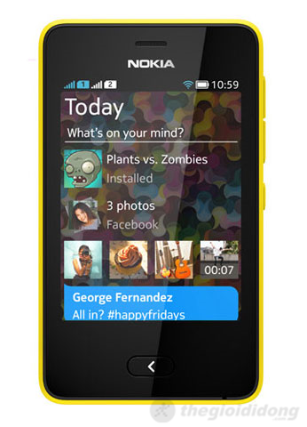 Nokia Asha 501 Dual Sim Dimensions