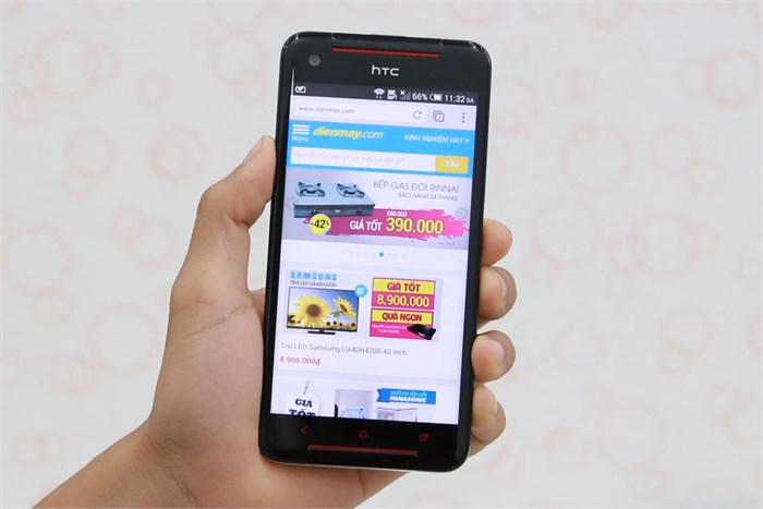 Điện thoại HTC Butterfly S Màu Trắng