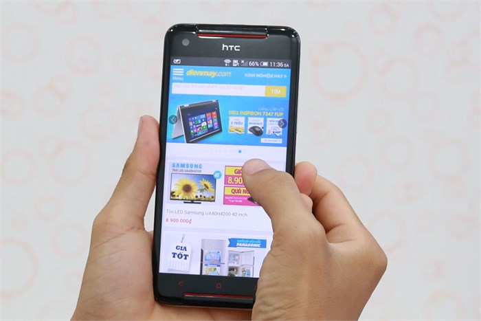 Điện thoại HTC Butterfly S Màu Trắng