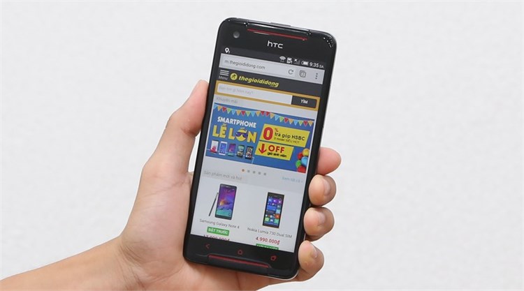 Điện thoại HTC Butterfly S Màu Xám