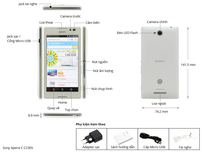 Sony Xperia C C2305
