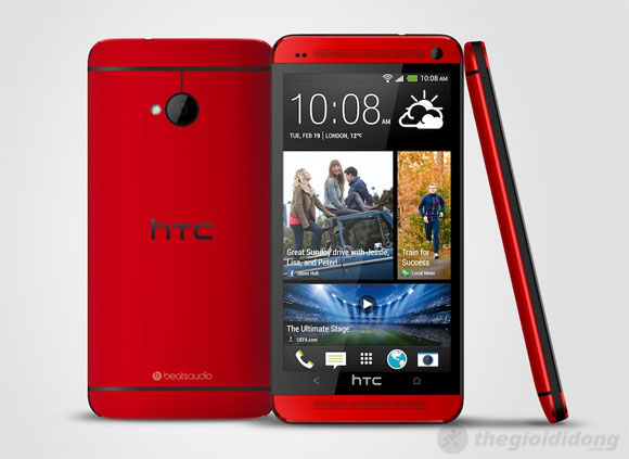 Thiết kế tuyệt vời của HTC One Red Thiết kế tuyệt vời của HTC One Red