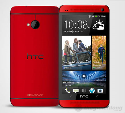 HTC One Red có máy ảnh sau 4.0 UltraPixel HTC One Red có máy ảnh sau 4.0 UltraPixel