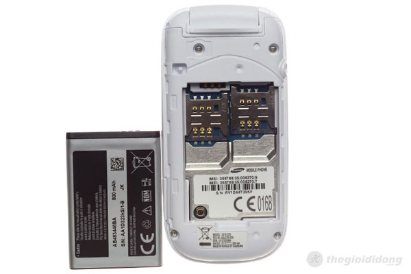 Samsung Caramel DS E1272 - hỗ trợ hai sim hai sóng tiện dụng