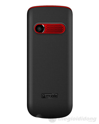 Chiếc camera phía sau Q-mobile Q118 được tô điểm khá đẹp Chiếc camera phía sau Q-mobile Q118 được tô điểm khá đẹp