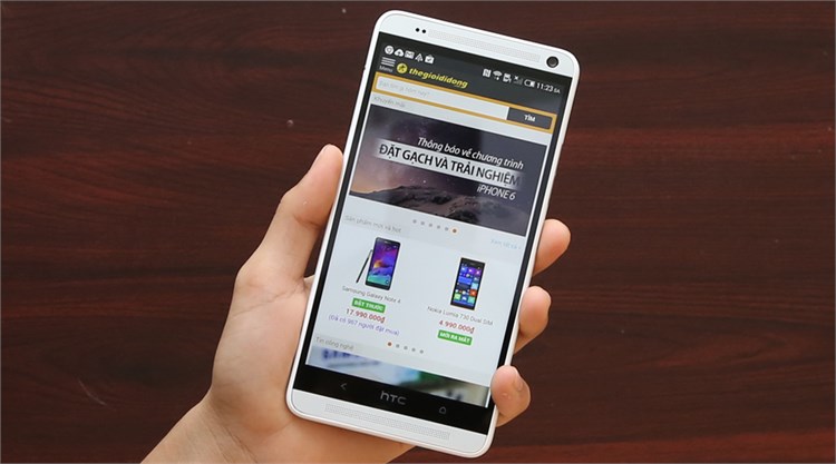 Điện thoại HTC One Max Màu Bạc