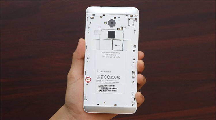 Điện thoại HTC One Max Màu Bạc