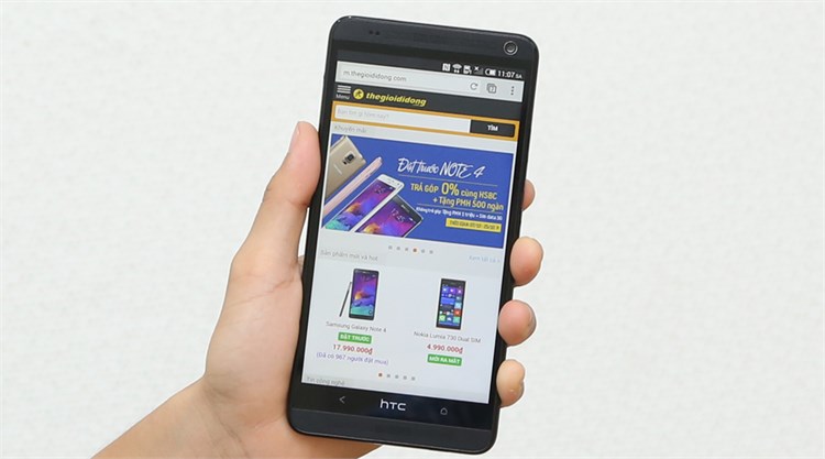 Điện thoại HTC One Max Màu Đen