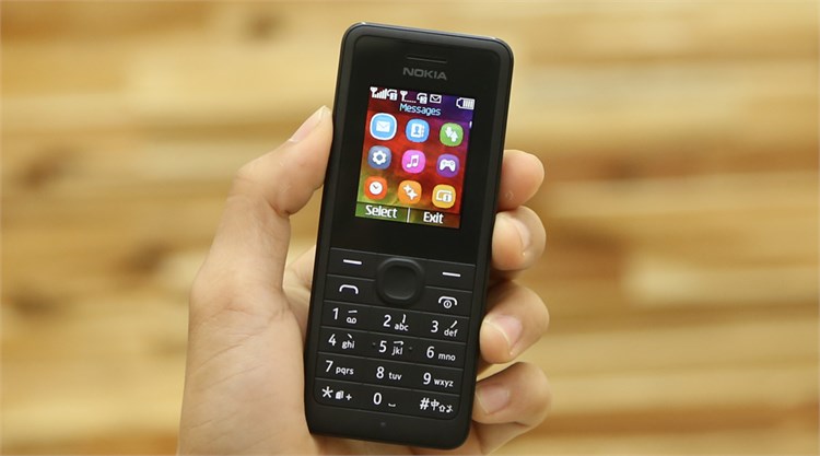 Điện thoại Nokia 107 Màu Đen