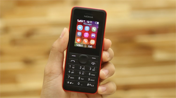 Điện thoại Nokia 107 Màu Đỏ
