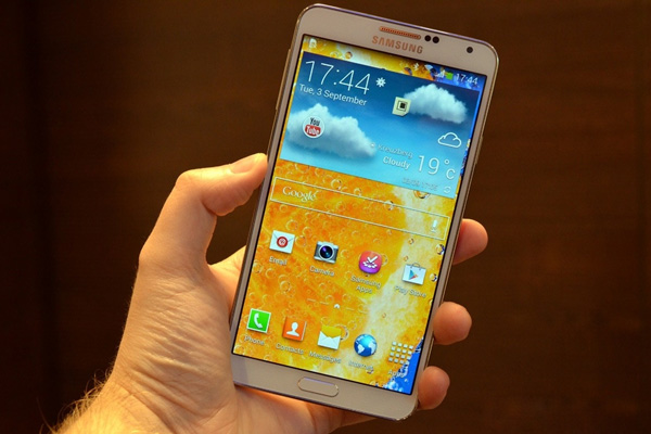 Thiết kế điện thoại Samsung Galaxy Note 3