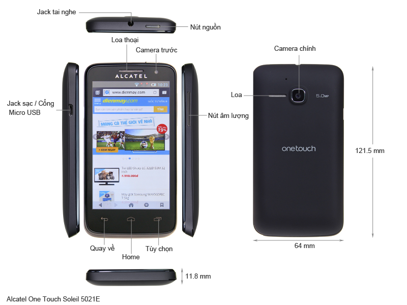 Alcatel One Touch Soleil 5021E