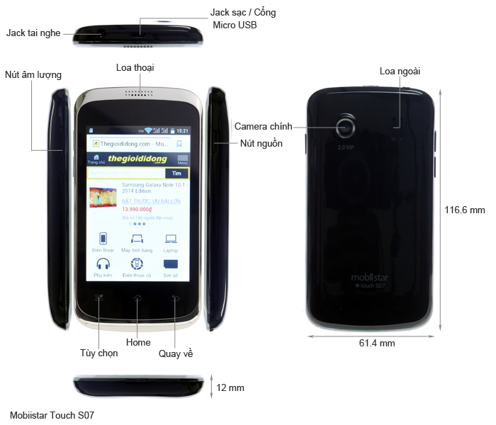 Mobiistar Touch S07