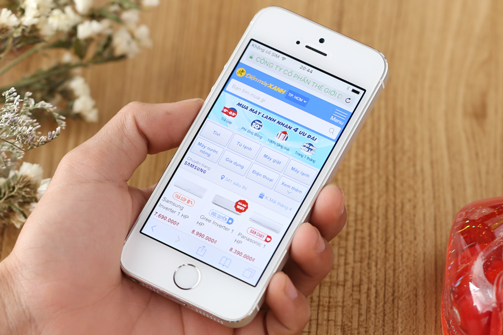 Điện thoại iPhone 5S 16GB Màu Bạc