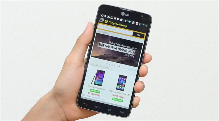 Điện thoại LG G Pro Lite Dual D686 Màu Đen