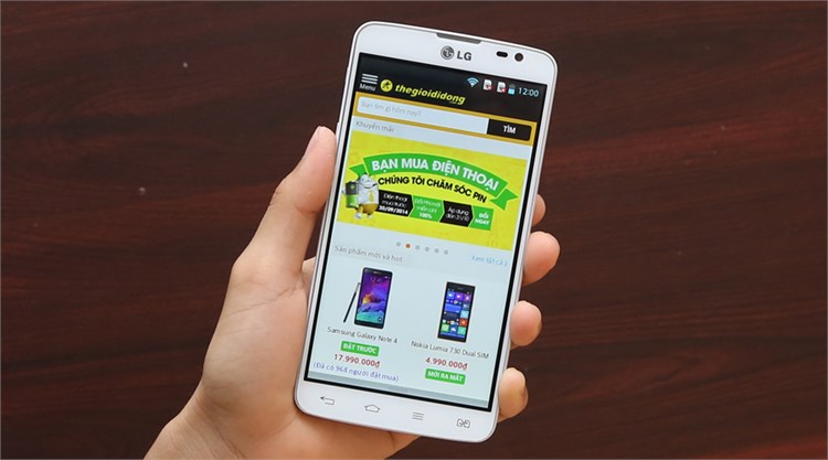 Điện thoại LG G Pro Lite Dual D686 Màu Trắng