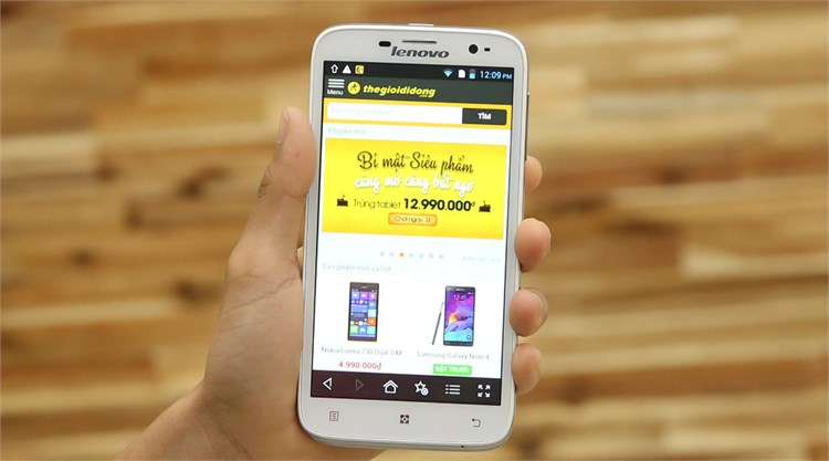 Điện thoại Lenovo A850 Màu Trắng