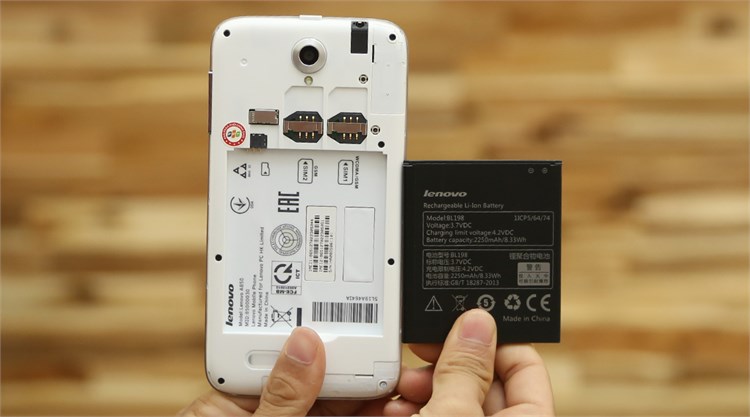 Điện thoại Lenovo A850 Màu Trắng