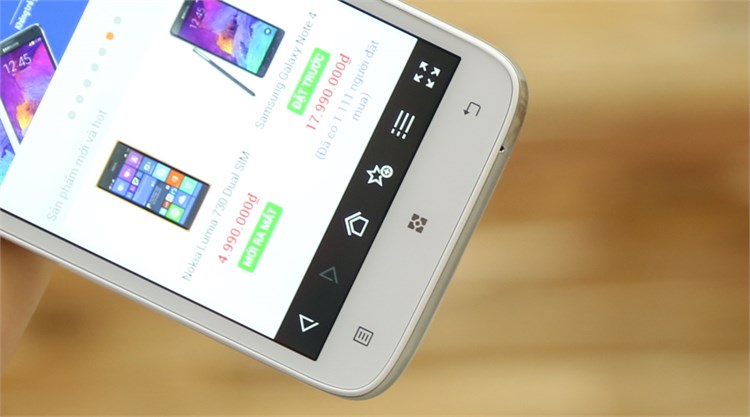 Điện thoại Lenovo A850 Màu Trắng