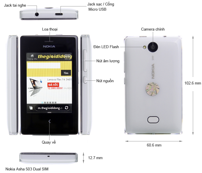 Nokia Asha 503 Dual SIM