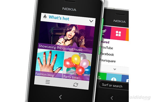 Nokia Asha 502 hiển thị khá rực rỡ Màn hình chỉ 3 inch nhưng Nokia Asha 502 hiển thị khá rực rỡ