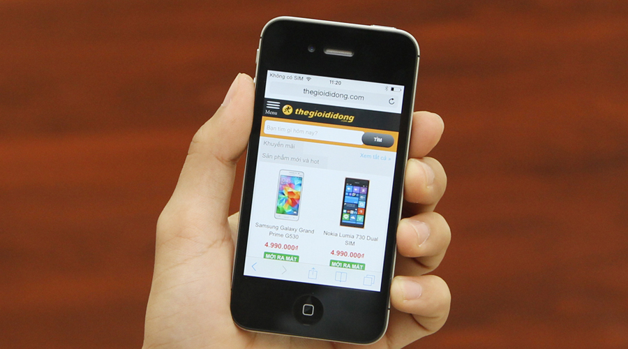 Vi xử lý A5 cho tốc độ xử lý tác vụ nhanh gấp 2 lần, xử lý đồ họa gấp 7 lần so với iPhone 4.