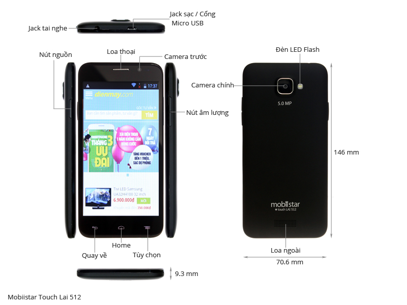 Mobiistar Touch Lai 512