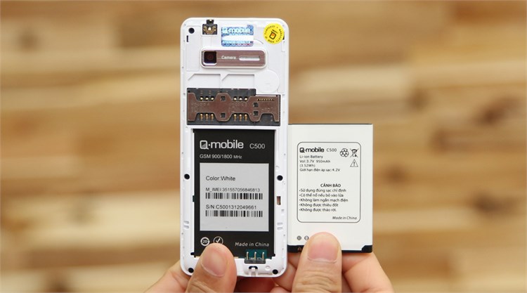 Điện thoại Q-Mobile C500 Màu Trắng