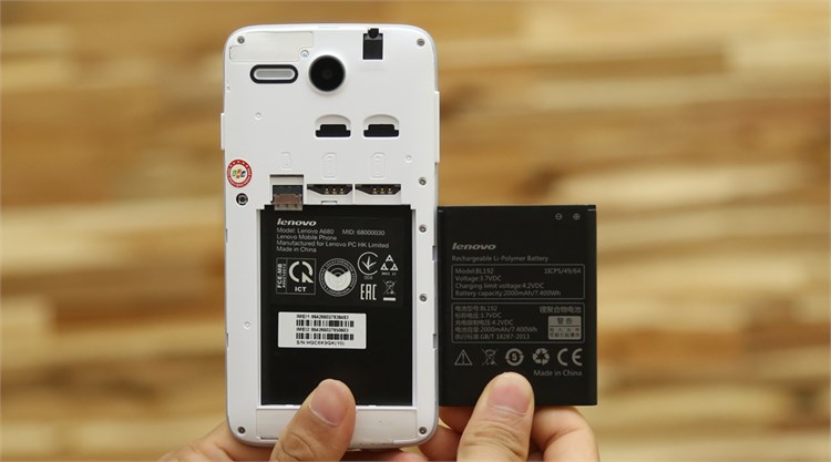 Điện thoại Lenovo A680 Màu Trắng