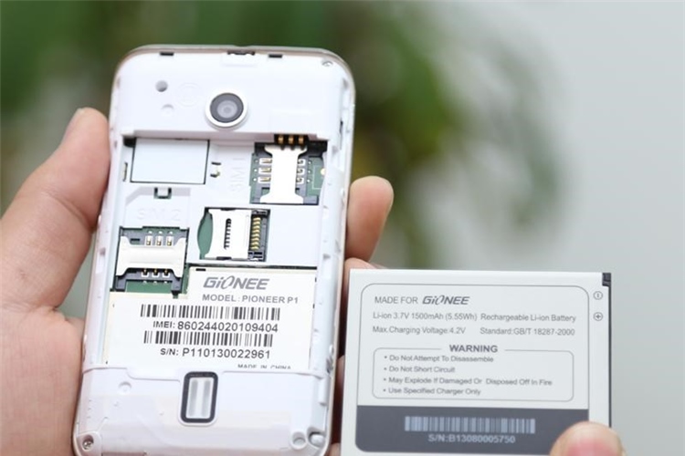 Điện thoại Gionee Pioneer P1