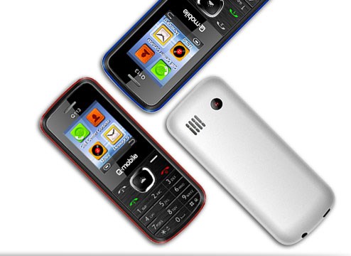 Máy tích hợp camera sau, hỗ trợ thẻ nhớ ngoài Q-Mobile Q113 camera VGA