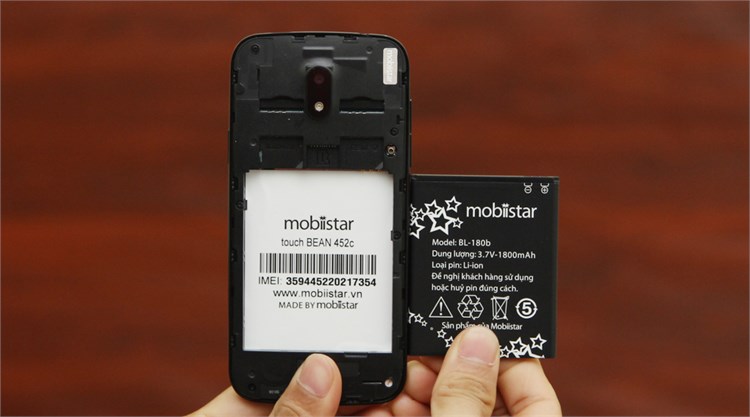 Điện thoại Mobiistar Touch Bean 452C Màu Đen