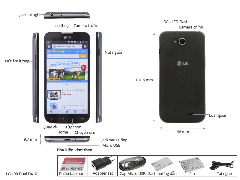 LG L90 Dual D410