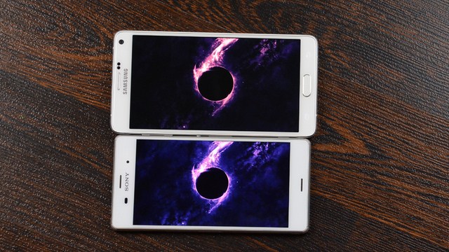 Màn hình của điện thoại Samsung Galaxy Note 4