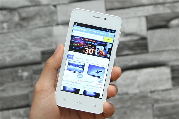 Điện thoại Mobiistar Touch Bean 402C Màu Trắng