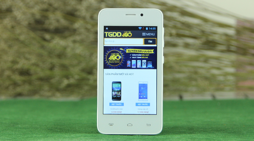 Điện thoại Mobiistar Touch Bean 402C Màu Trắng
