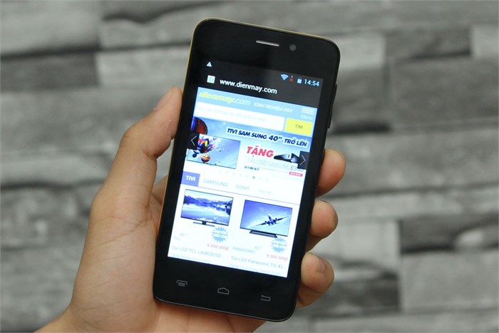 Điện thoại Mobiistar Touch Bean 402C Màu Đen - Vàng