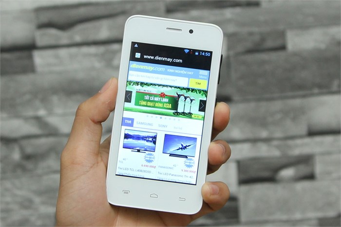 Điện thoại Mobiistar Touch Bean 402C Màu Trắng - Xanh