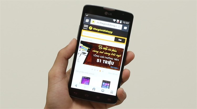 Điện thoại LG L80 D380 Màu Đen