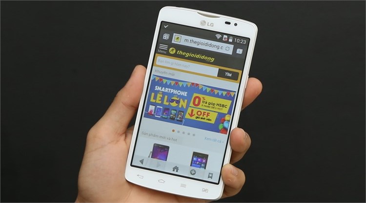 Điện thoại LG L80 D380 Màu Trắng