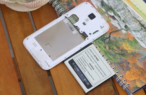 Hỗ trợ 2 sim 2 sóng Gionee Pioneer P2S smartphone 2 sim