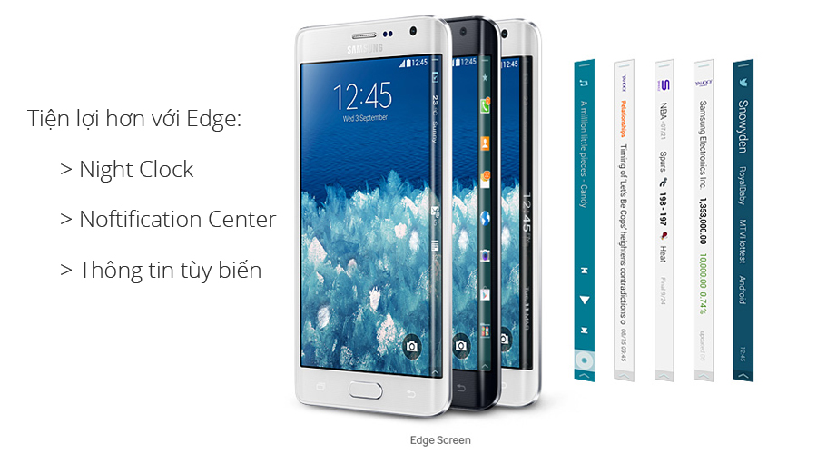 <p>Kh&ocirc;ng chỉ độc đ&aacute;o, Note Edge c&ograve;n mang rất nhiều tiện &iacute;ch l&ecirc;n m&agrave;n h&igrave;nh cạnh, hỗ trợ đắc lực hơn trong trải nghiệm của người d&ugrave;ng</p>