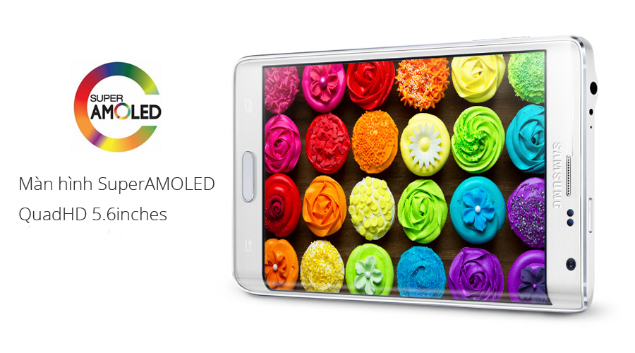 <p>M&agrave;n h&igrave;nh QuadHD 5.6 inches v&agrave; tấm nền SuperAMOLED gi&uacute;p Note Edge c&oacute; khả năng hiển thị h&igrave;nh ảnh s&acirc;u, độ tương phản cao v&agrave; si&ecirc;u sắc n&eacute;t</p>